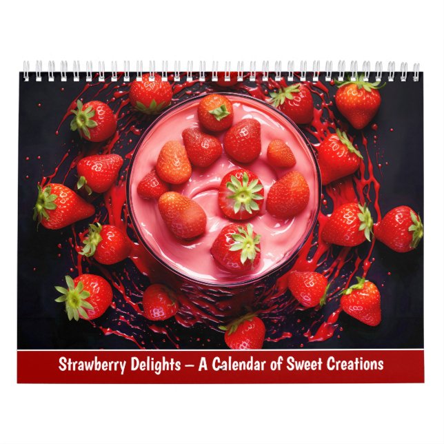 Délices de fraises – Un calendrier de douceurs cré (Protection)