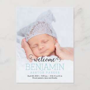 DÉLICIEUX Faire-part de naissance moderne