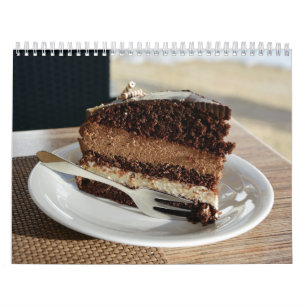 Délicieux gâteau coloré Calendrier