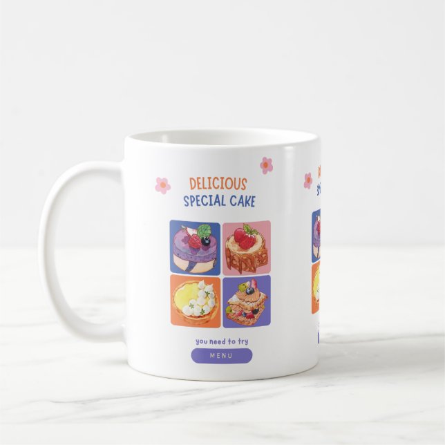 Délicieux gâteau spécial Mug (Gauche)