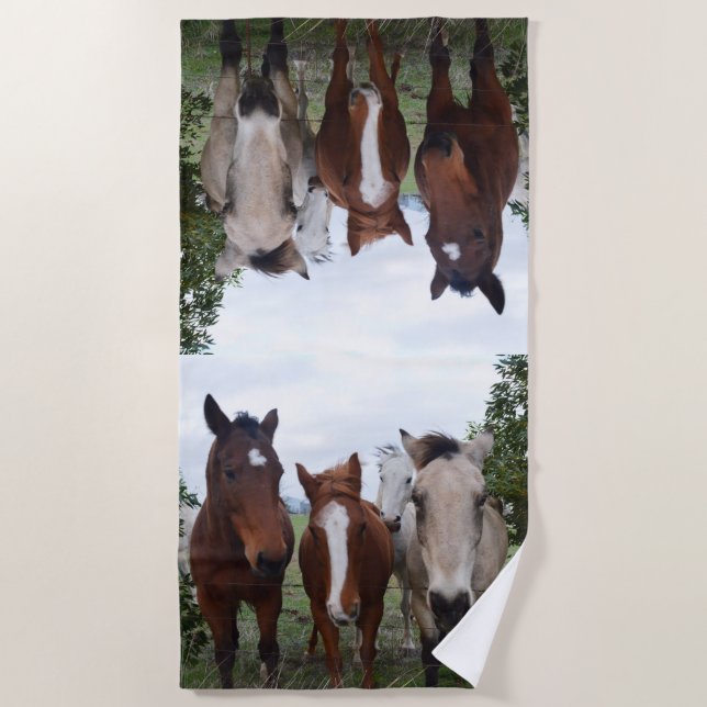 Délicieux problèmes de cheval, Serviette de plage (Devant)