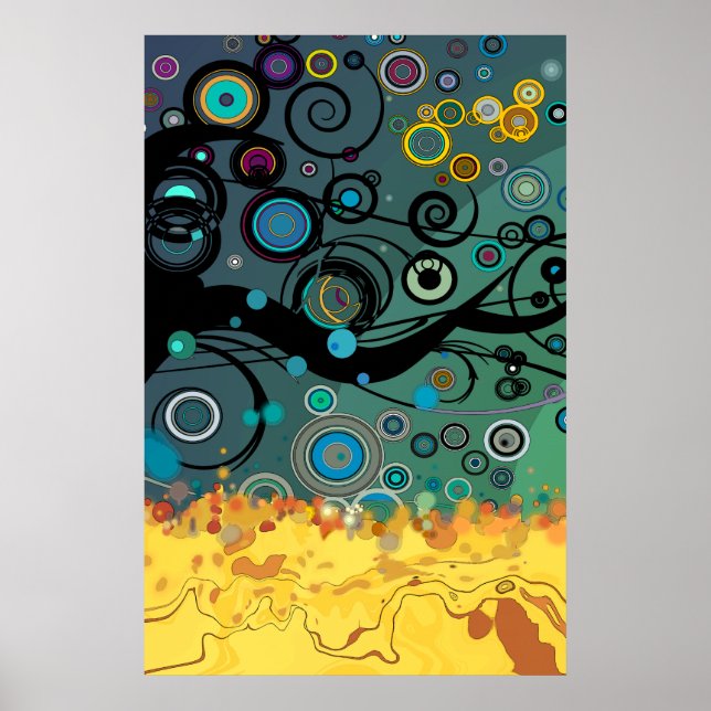 Delirium - Poster Abstrait (Devant)