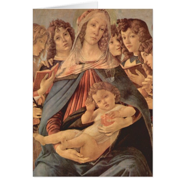 Della Melagrana de Madonna par Botticelli (Devant)