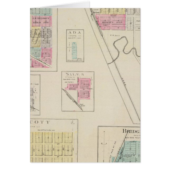 Delphos, Bennington, Ada, Verdi, Niles, Kansas (Devant)