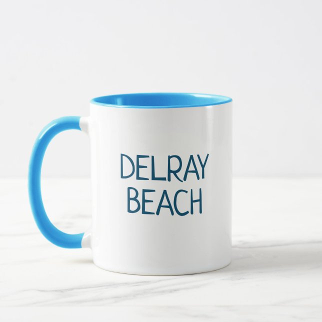 Delray Beach Florida Café Mug (Gauche)
