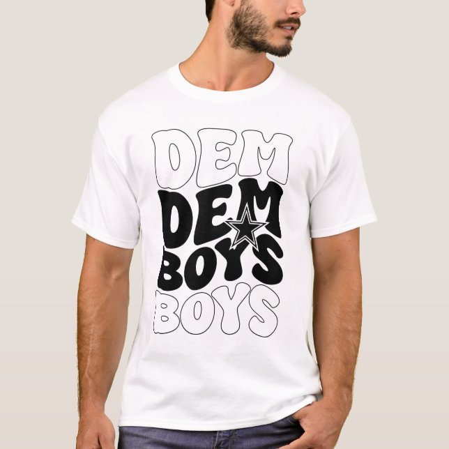 Dem Boys Graphic T-Shirt (Devant)