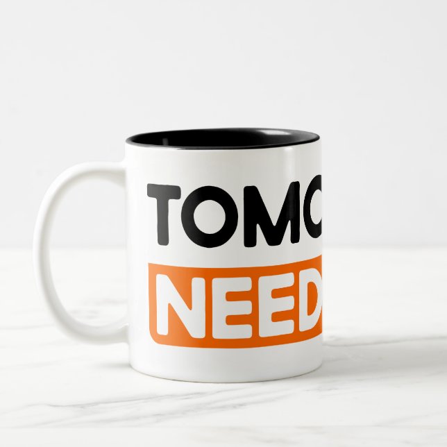 Demain A Besoin De Vous Motivationnelle Dire Mug (Gauche)