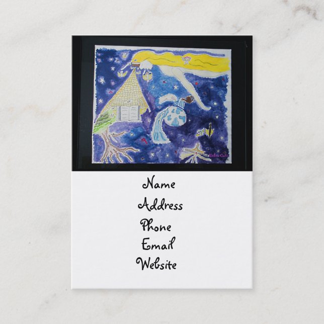 Demain ne sait jamais carte de visite (Devant)