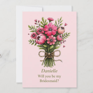 Demande à la Mariée de Faire Partie de Votre Cortè