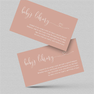 Demande de carnet d'or rose - Invitation Baby show