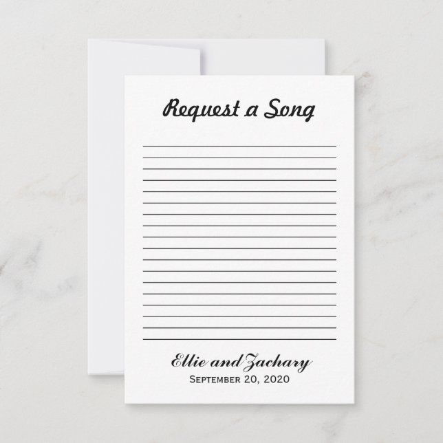 Demande de chanson Pois blanche (Devant)