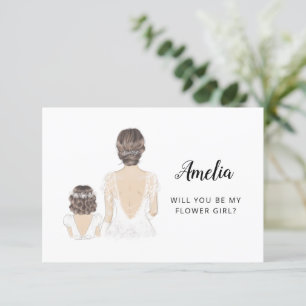 Demande de Demoiselle d'Honneur Fleuriste Carte Pl