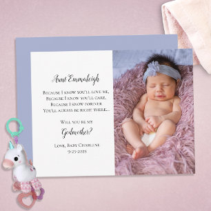 Demande de Marraine Proposition Photo Invitation
