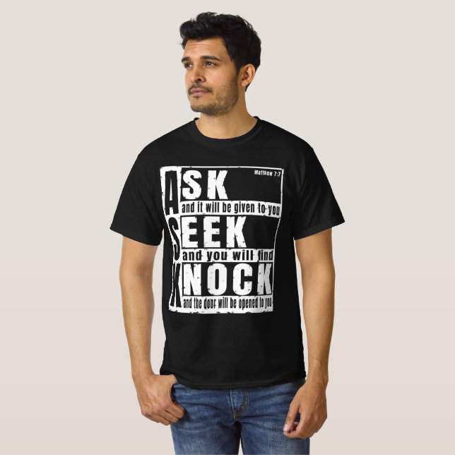 demander chercher frapper T-Shirt (Devant entier)