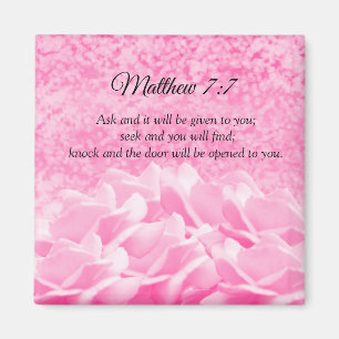 Demander Knoek Scripture Verse Magnet
