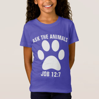 DEMANDEZ AUX ANIMAUX T-shirts Christian KIDS