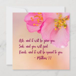 Demandez, Et Ce Sera L'Inspiration Florale Chrétie