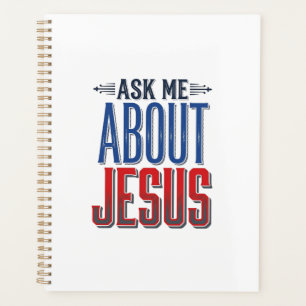 Demandez-moi à propos de Jésus Design de T-shirt c