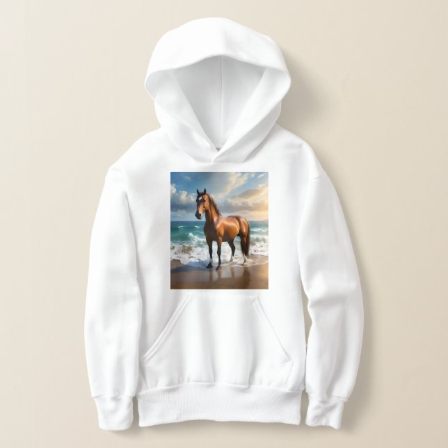 **"Démarche Majestueuse : Fier Cheval Brun sur la  (Poser)