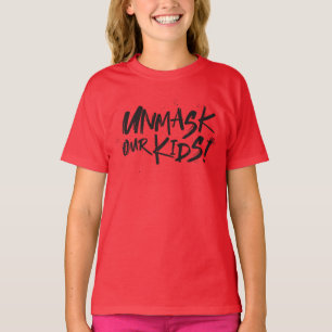 DÉMASQUER NOS T-shirts POUR ENFANTS