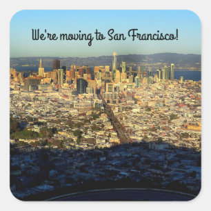 Déménagement à San Francisco Twin Peaks #1 Sticker