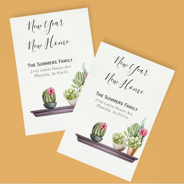 Déménagement de la Faire-part Nous avons déménagé  (Créateur téléchargé)