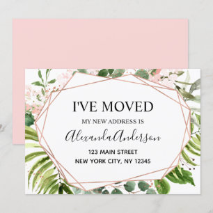 Déménagement Faire-part Eucalyptus verdure