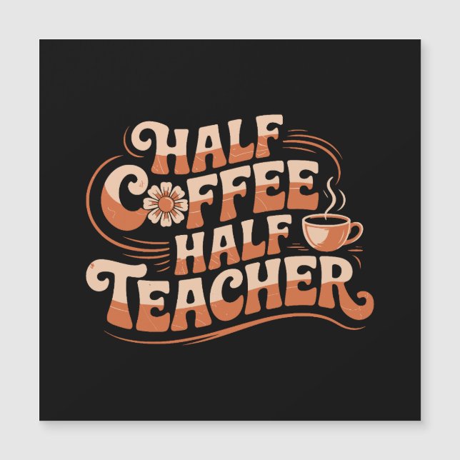 Demi-café, Demi-enseignant - Apprenti-café (Devant)