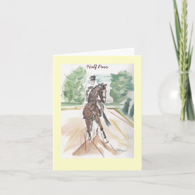 Demi de carte de note de passage (Devant)