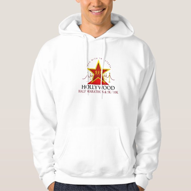 Demi de sweat - shirt à capuche de marathon de (Devant)