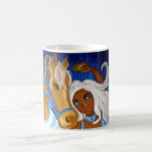 Demi d'enveloppe de bleus de ventre de tasse Arabe