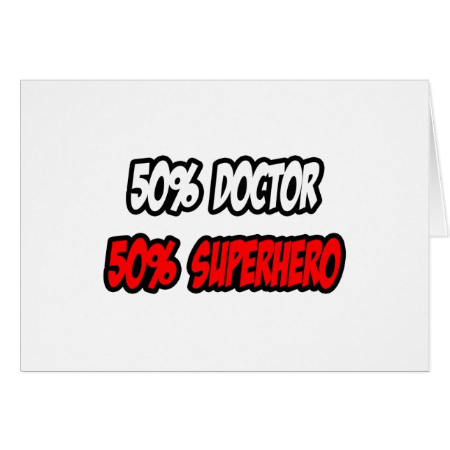 Demi-docteur... demi-super-héros (Devant horizontal)