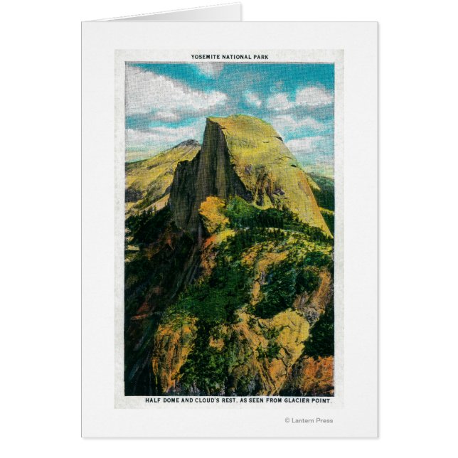 Demi-dôme et le repos du nuage de Glacier Point (Devant)