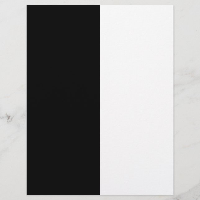 Demi-Noir Et Demi-Blanc Personnaliser Milieu (Devant)