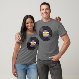 Demi Records T-shirt Demisexual Pride