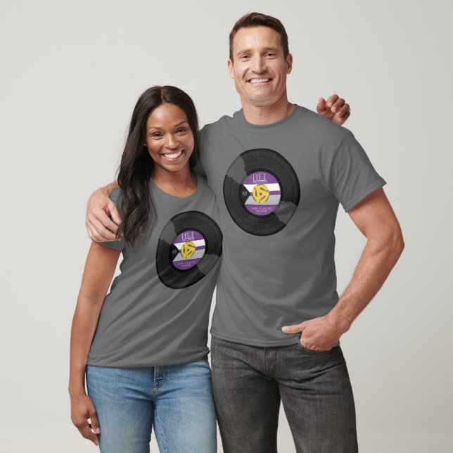 Demi Records T-shirt Demisexual Pride (Unisexe)