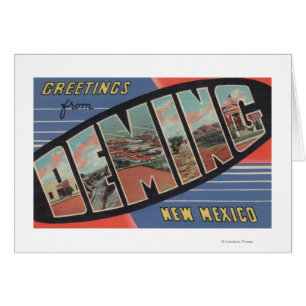 Deming, Nouveau-Mexique - Scènes de grandes lettre
