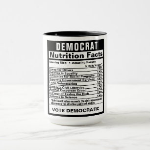 Démocrate amusant cadeau Mug