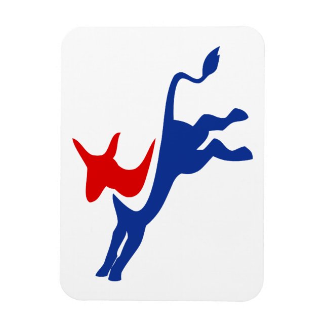 Démocrate Donkey Premium Magnet (Vertical)