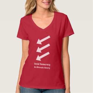 Démocratie sociale : un T-shirt rouge histoire alt