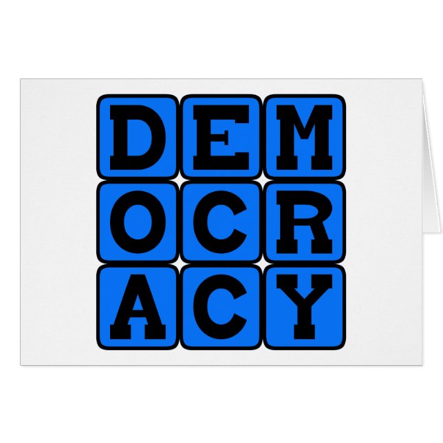 Démocratie, Système Politique (Devant horizontal)