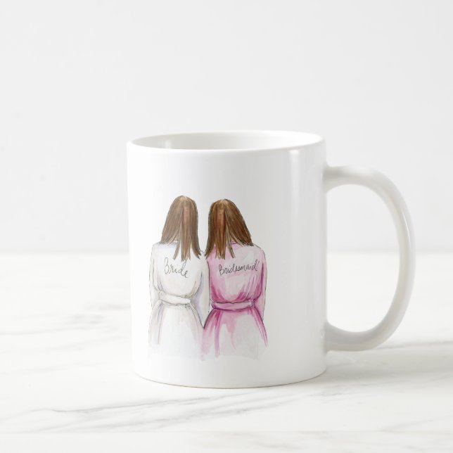 Demoiselle d'honneur ? De tasse vers le bas de Br (Droite)