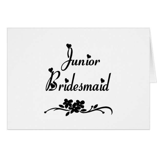 Demoiselle d'honneur junior classique (Devant Horizontal)