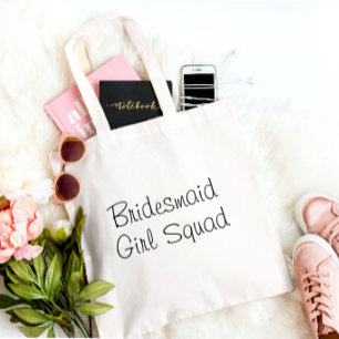 Demoiselles d'honneur Girl Squad Grand Sac fourr