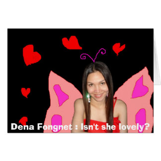 Dena Fongnet : N'est-elle pas belle ? Carte