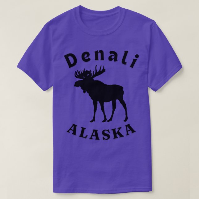 Denali Alaska Moose TShirt (Design devant)