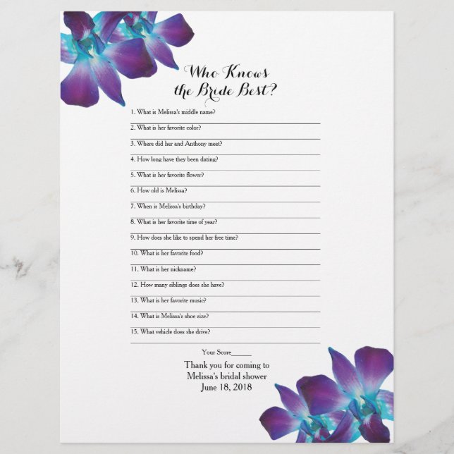 Dendrobium Orchid Bride meilleur jeu de Fête des m (Devant)