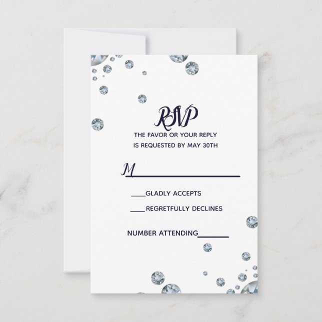 Denim & Diamonds Jean Bleu Bling Glam RSVP (Devant)