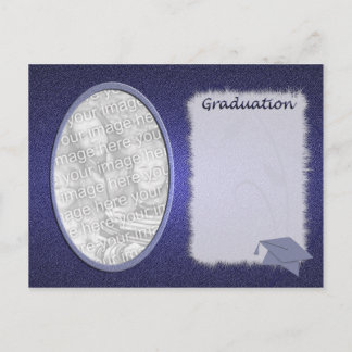 Denim Graduation Photo Faire-part