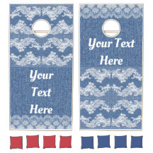 Denim Lace Southern Chic Charme